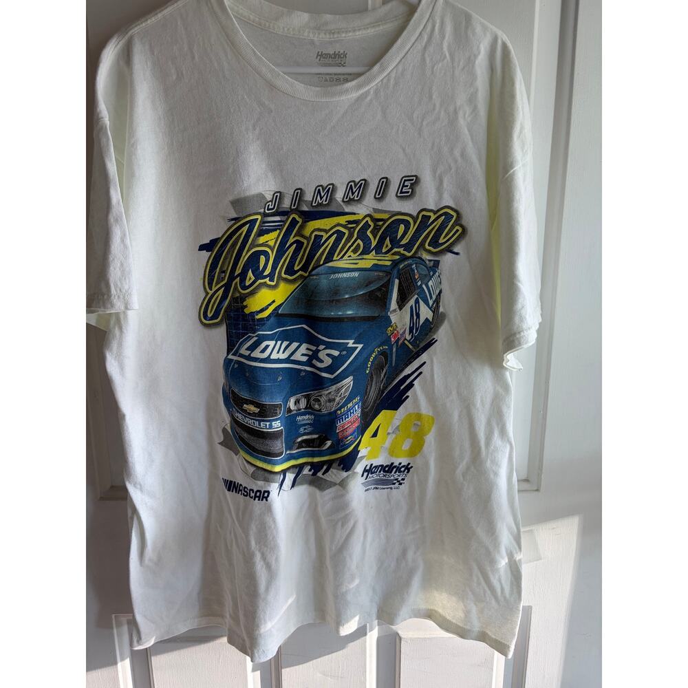 Jimmie Johnson 2017 nascar Hendrick Motorsport tshirt- size XL-Preowned